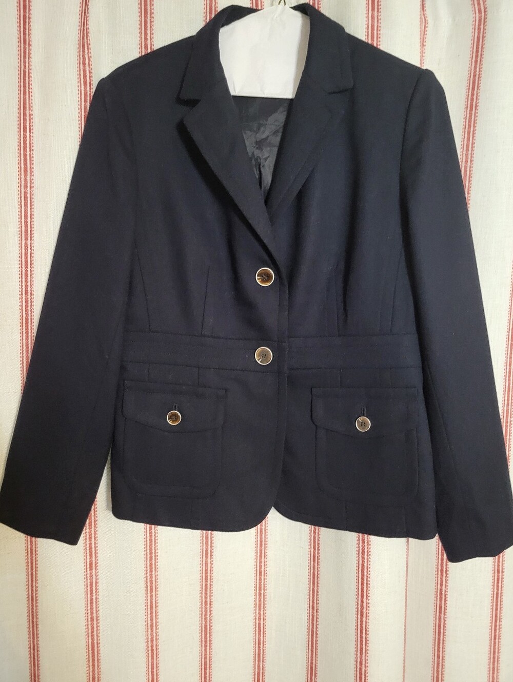 Women's Talbots Classic Navy Blazer Size 6P